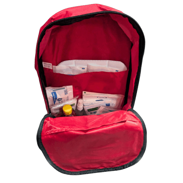 Botiquín CSS en Mochila de emergencias roja - Imagen 3